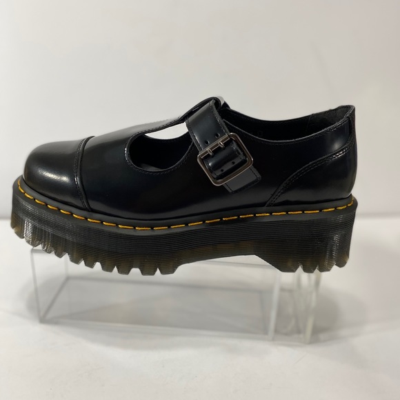 NEW DR MARTENS BETHAN LEATHER PLATFORM SHOES - Picture 3 of 12